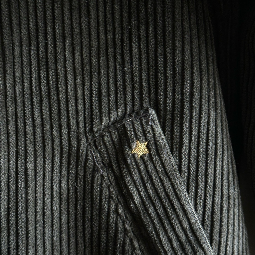 La Petite Étoile Women's Corduroy Long Coat - Picture 4 of 5